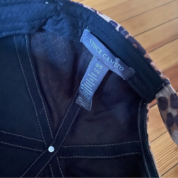 Vince Camuto Leopard Print Baseball Cap - Picture 5 of 5